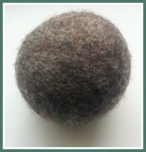 Grey Wool Dryer Ball